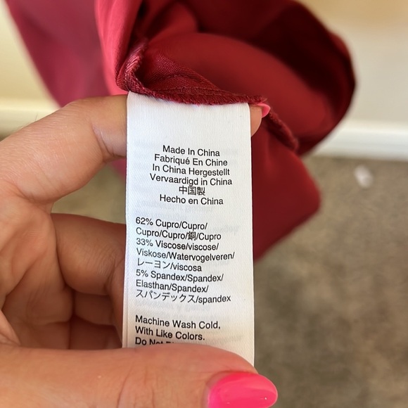 Universal Standards X J. Crew Maroon Midi Dress - Picture 6 of 8